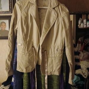 White House Black Market Beige Trench Coat